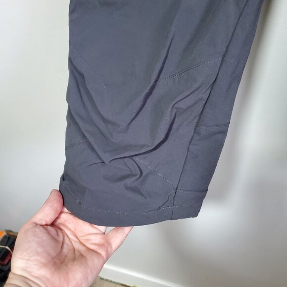 HELLY HANSEN Crewline Capris Pants Hiking Quick Dry Gorpcore Grey Women 28 x 16" - Picture 4 of 13